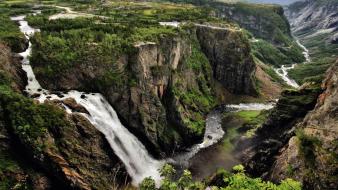 Landscapes nature trees canyon falls waterfalls rivers wallpaper