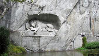 Lucerne the dying lion wallpaper