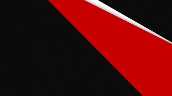 Minimalistic red geometry simple background black basic colors wallpaper
