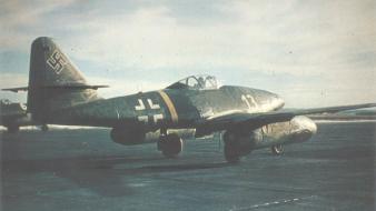 Nazi messerschmitt luftwaffe me-262 wallpaper