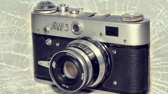 Russian cameras lens retro wallpaper
