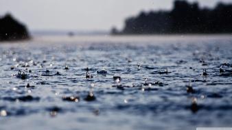 Water rain drops wallpaper