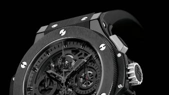 Black watches background wristwatch hublot geneve wallpaper
