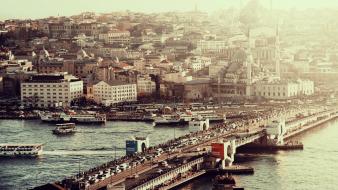 Bridges istanbul galata wallpaper
