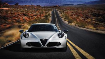 Cars alfa romeo roads 2014 4c wallpaper