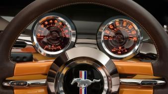 Cars ford mustang 2006 steering wheel giugiaro wallpaper