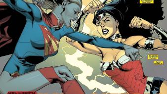 Dc comics supergirl wonder woman wallpaper