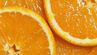 Fruits oranges macro wallpaper