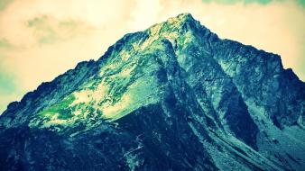 Mountains clouds landscapes nature peaks