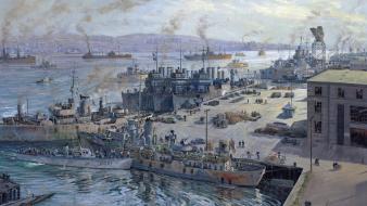 Paintings military wallpaper