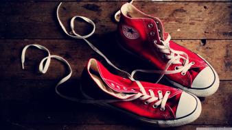 Red converse sneakers wallpaper