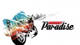 Video games burnout paradise motorbikes motorcycles wallpaper