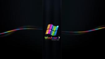 Windows 7 colored operating systems wallpaper