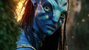 Neytiri Beautiful Warrior In Avatar wallpaper