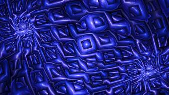 Abstract blue digital art backgrounds 3d deep background wallpaper
