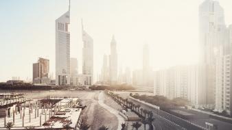 Dubai downtown future cities uae wallpaper