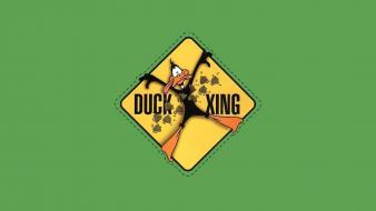 Minimalistic artwork daffy duck wallpaper