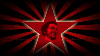 Revolution che guevara red star leader murderer guerrilla wallpaper