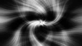 Abstract black and white digital art wallpaper