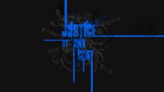 Blue quotes justice digital art sentence sayings wallpaper