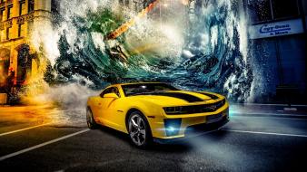 Cars chevrolet digital art vehicles camaro ss wallpaper