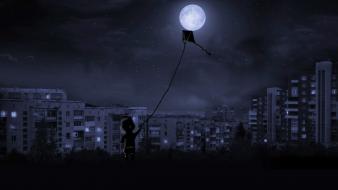 Dark cities game children the kite wallpaper