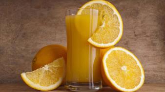 Oranges orange juice wallpaper