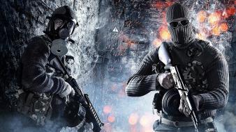 Battlefield 3 fan art man with guns