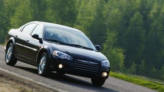 Cars chrysler auto automobile forest wallpaper