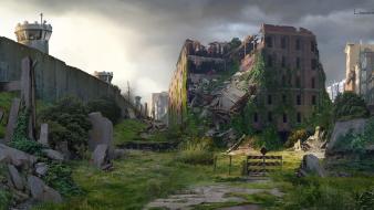 Concept artwork apocalyptic the last of us wallpaper