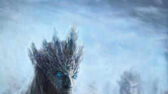 Fantasy art artwork game of thrones white walkers wallpaper