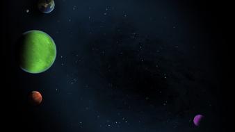 Galaxies planets ksp kerbal space program wallpaper