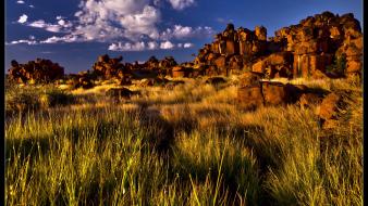 Landscapes nature grass rocks hdr photography wallpaper