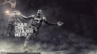 Lebron james dwyane wade miami heat player wallpaper