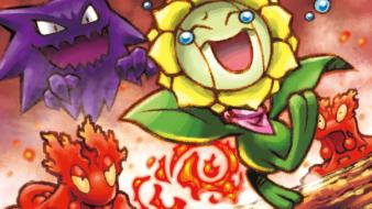 Nintendo pokemon haunter artwork sunflora wallpaper