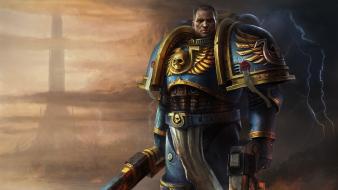 Space marines ultramarines warhammer 40,000 wallpaper