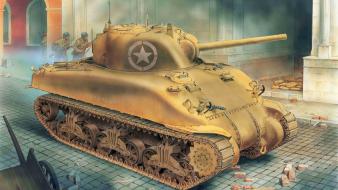 War military tanks m4 sherman