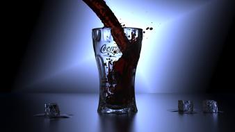 3d coca-cola beverages coke digital art wallpaper