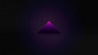 Abstract violet purple prism wallpaper