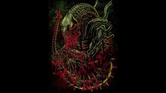 Alien fan art ridley scott h.r. giger wallpaper