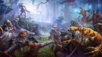 Fantasy art battles artwork swords fan wallpaper