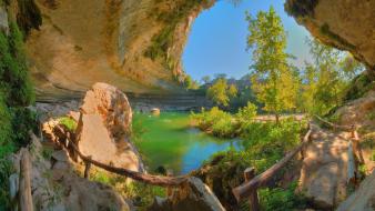 Hamilton pool texas austin landscapes natural wallpaper