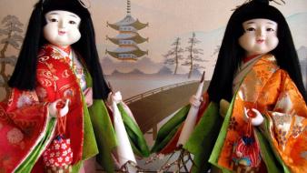 Hinamatsuri japan japanese traditions views toys (children) wallpaper
