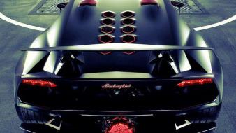 Lamborghini black tuning wallpaper