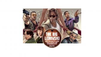 Lebowski dude fan art movies white background