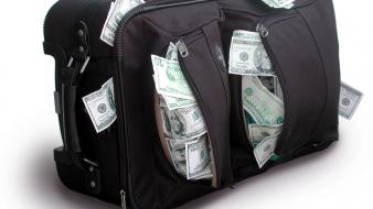 Money dollars bag wallpaper