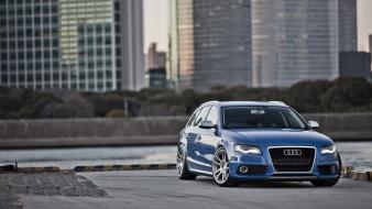 Blue cars avant audi s4