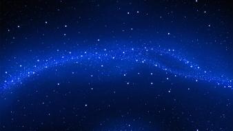 Blue night stars wallpaper