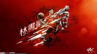 Houston rockets jeremy lin nba basketball player wallpaper