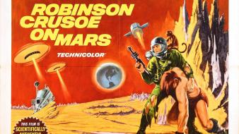Mars retro movie posters wallpaper